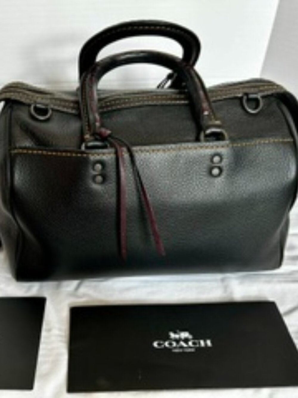 Coach 1941 Rogue Satchel with Embellished Handle   58118